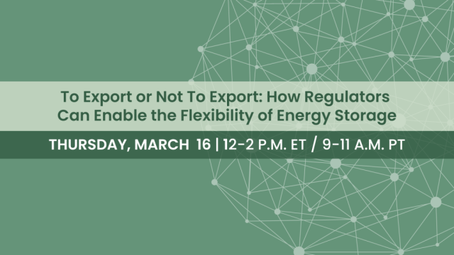 To Export or Not to Export: How Regulators Can Enable the Flexibility of Energy Storage